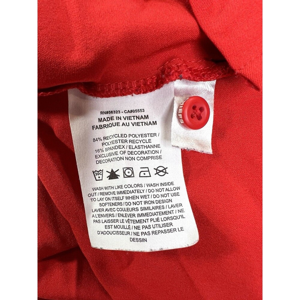 Nike Kansas City Chiefs NFL Dri-Fit Red On-Field Football Polo Shirt Mens XL - Picture 9 of 12